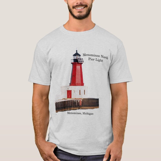 Luz de la camisa de luz Menominal North Pier (Anverso)