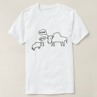 Luz de la camiseta del bisonte