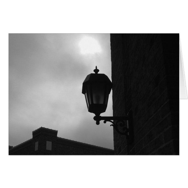 Luz de la lámpara, tarjeta (Anverso (Horizontal))