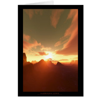 Luz de la mañana (tarjeta)
