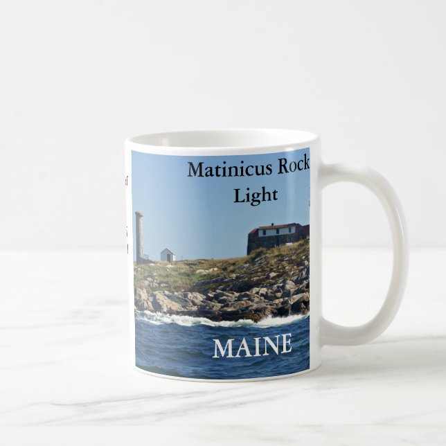 Luz de la roca de Matinicus, taza de Maine (Derecha)