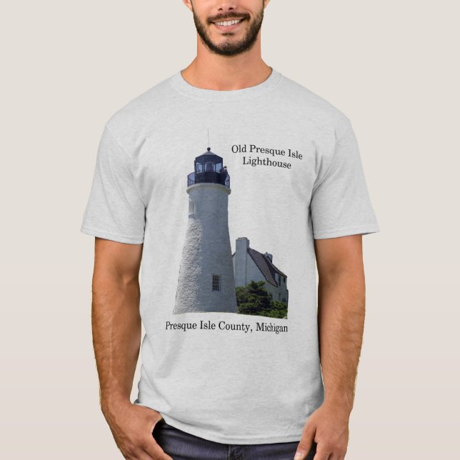 Luz de la vieja camiseta del faro de la isla de Pr (Anverso)