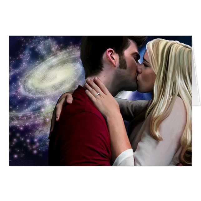 Luz de las estrellas en su beso (Anverso (Horizontal))