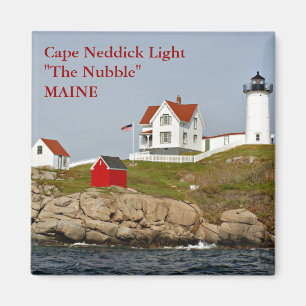 Luz de Neddick del cabo, imán de Maine