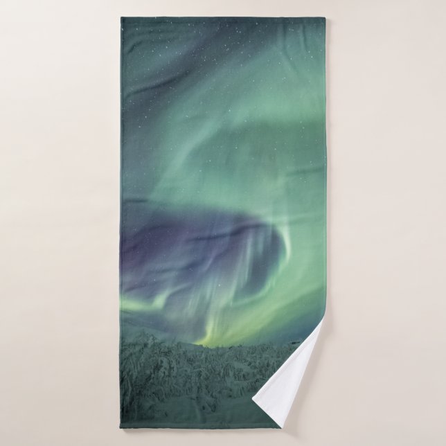 Luz del Norte Noruega (Toalla de baño)