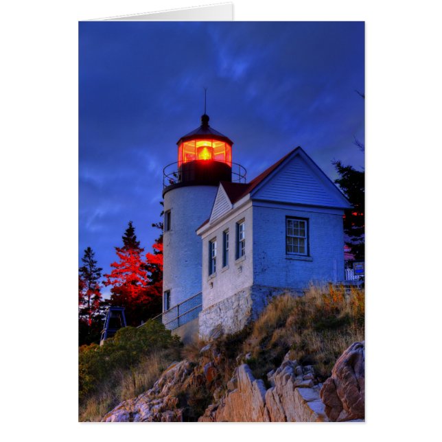 Luz del puerto de Bass, Maine (Frente)