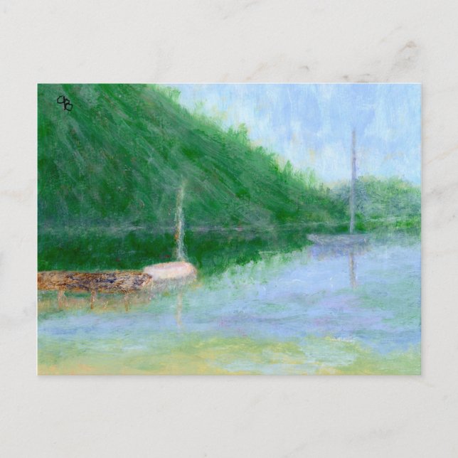 Luz del puerto, postal (Anverso)