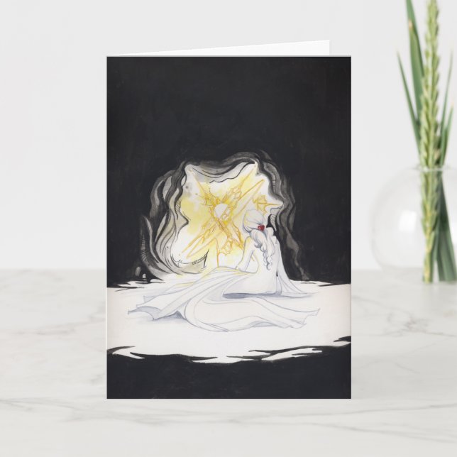 Luz en la tarjeta de brillo (Anverso)