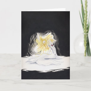 Luz en la tarjeta de brillo