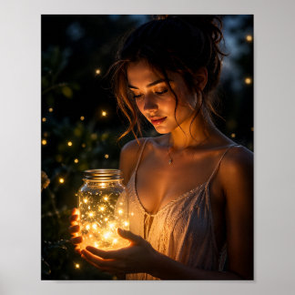 Luz en sus Manos Póster