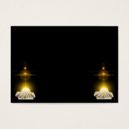 Luz espiritual en manos cortadas