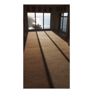 "Luz matutina en la sala de meditación" foto impre