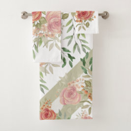 Luz Naranja Dulce Y Rosas Rubor Acuarela