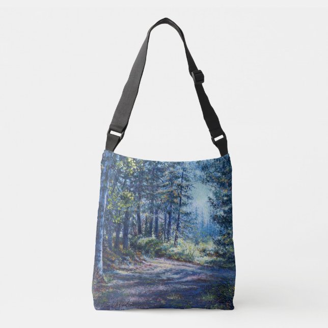 "Luz nocturna en el camino" Bolsa de Tote (Anverso)