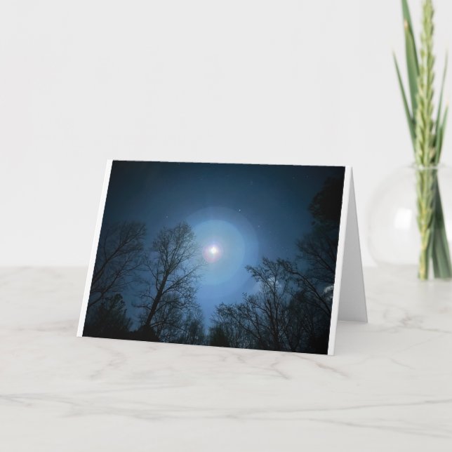 Luz nocturna, tarjeta (Anverso)