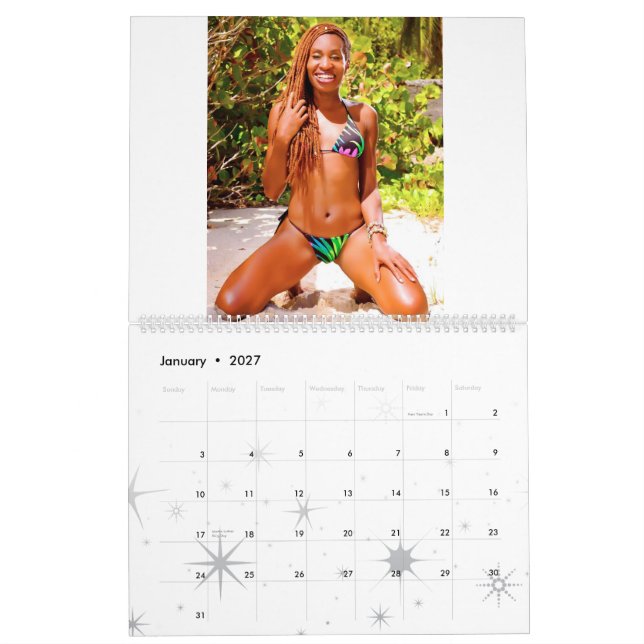 "Luz real del calendario 2013 de Oshun" - (Jan 2027)