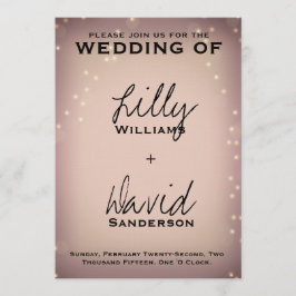 Luz Rubor - Invitación al Personalizable Boda