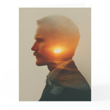 Luz Serena del Océano: Tarjeta de simpatía de acua