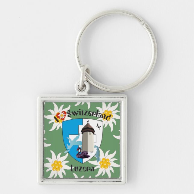 Luzern Suiza llavero (Frente)