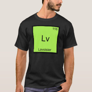 Lv - Camiseta divertida del símbolo del elemento q
