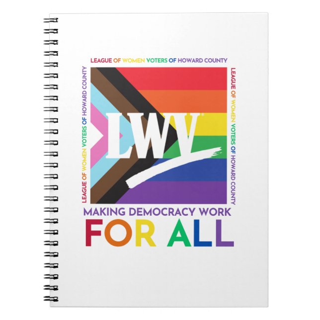¡LWVHC tiene orgullo! Cuaderno (Frente)