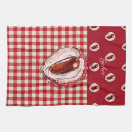 Lychee plaid Kitchen Toallas