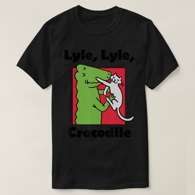 Lyle, Lyle, Crocodile Lyle ve una camiseta de gato (Diseño del anverso)