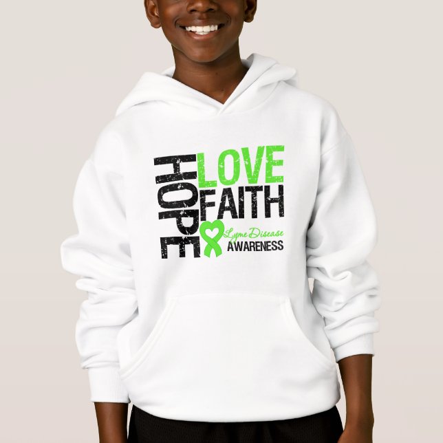 Lyme Disease Hope Love Faith (Anverso)