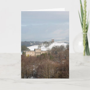 Lyme y la tarjeta de invierno de jaulas