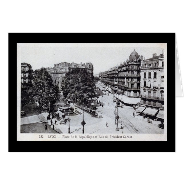 Lyon, Francia 1910 Vintage (Anverso (Horizontal))