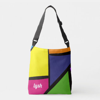 Lysh - Bolsa multicolor de cuerpo cruzado, mediana