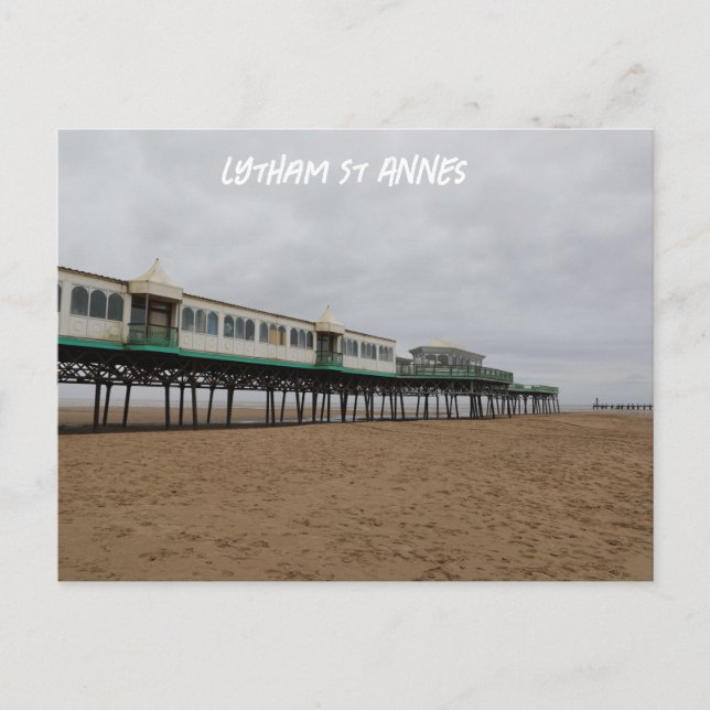 Lytham St Anne's, Lancashire, postal (Anverso)
