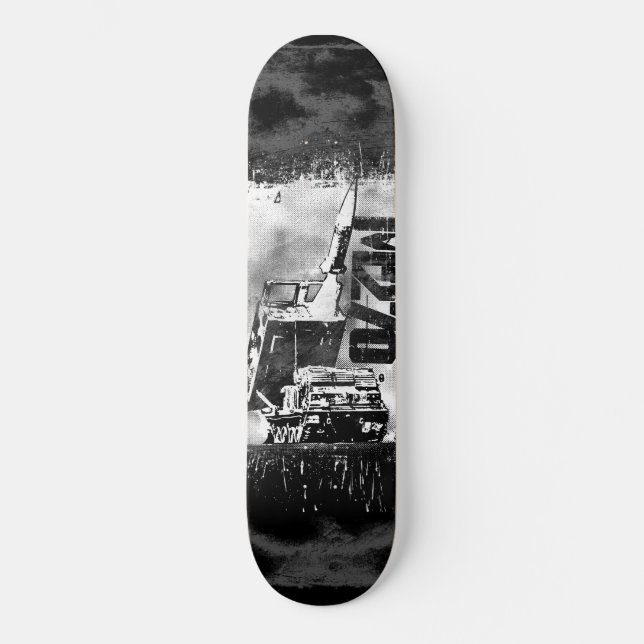 M270 MLRS 8 Skateboard de 1/8" (Anverso)