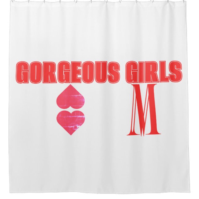 M Cortina de ducha para mujeres (Anverso)