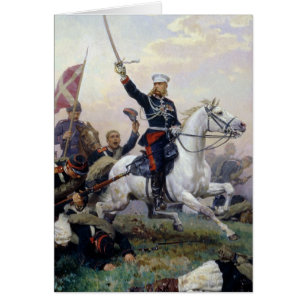 M.D. general Skobelev en el Ruso-Turco