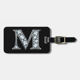 M "Diamond Bling" Etiqueta para Equipaje