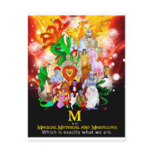 M es para postal mítica