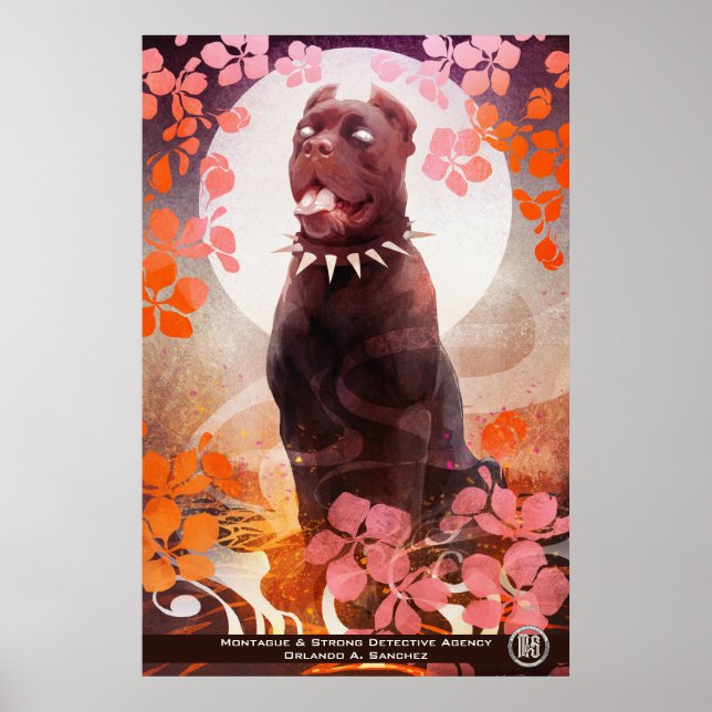 M&S Peaches Poster - Arte de Galen Dara (Frente)