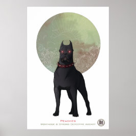 M&S Peaches Poster - Arte de Mona Finden