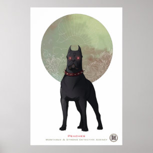 M&S Peaches Poster - Arte de Mona Finden