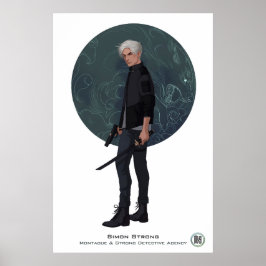 M&S Simon Strong Poster - Arte de Mona Finden