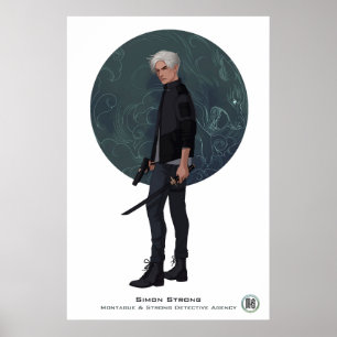 M&S Simon Strong Poster - Arte de Mona Finden