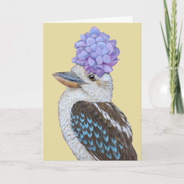 Mabel la tarjeta kookaburra (Anverso)