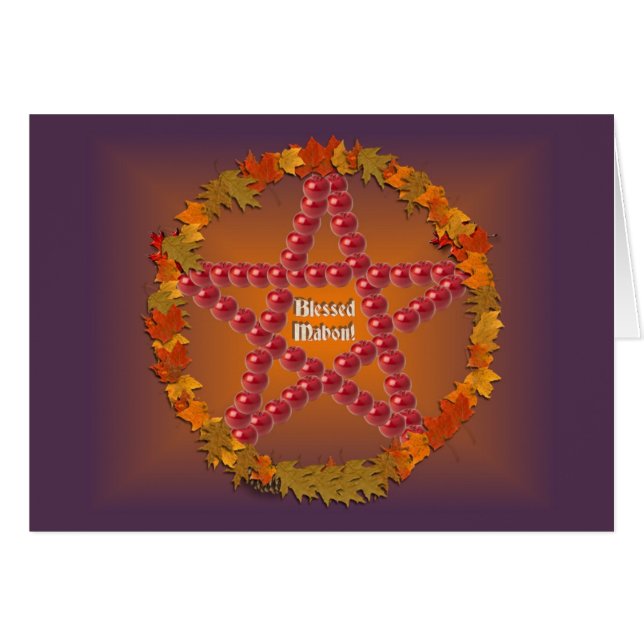 Mabon Pentacle (Anverso (Horizontal))