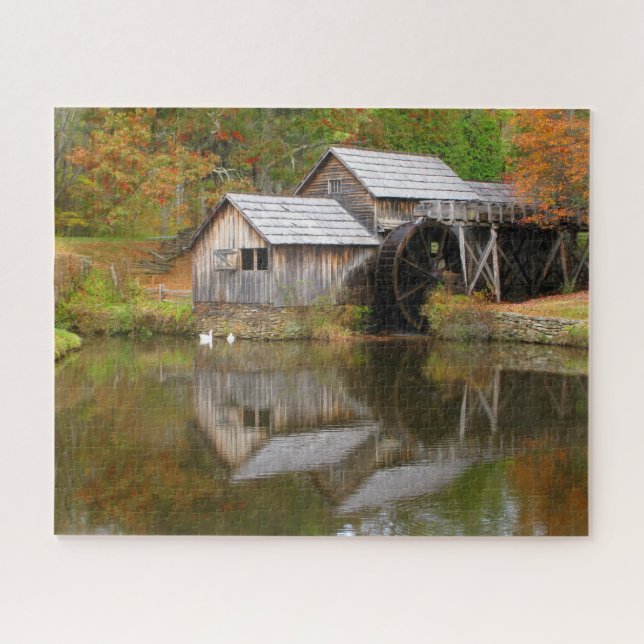 Mabry Mill Blue Ridge Parkway VA rompecabezas de d (Horizontal)