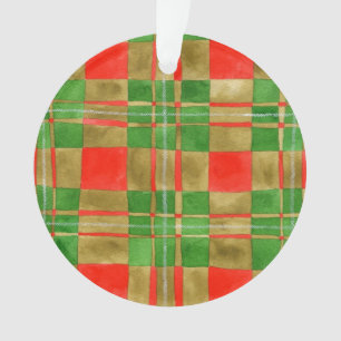 MAC GREGOR TARTAN Ornamento de Círculo Acrílico