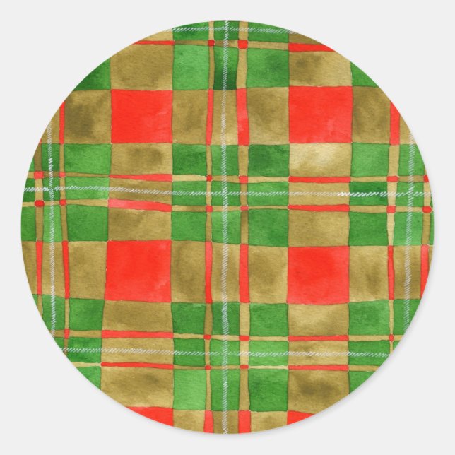 MAC GREGOR TARTAN Pequeños Pegatinas Redondos (Anverso)