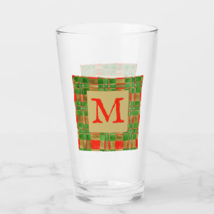 MAC GREGOR TARTAN Pint Glass + Inicial