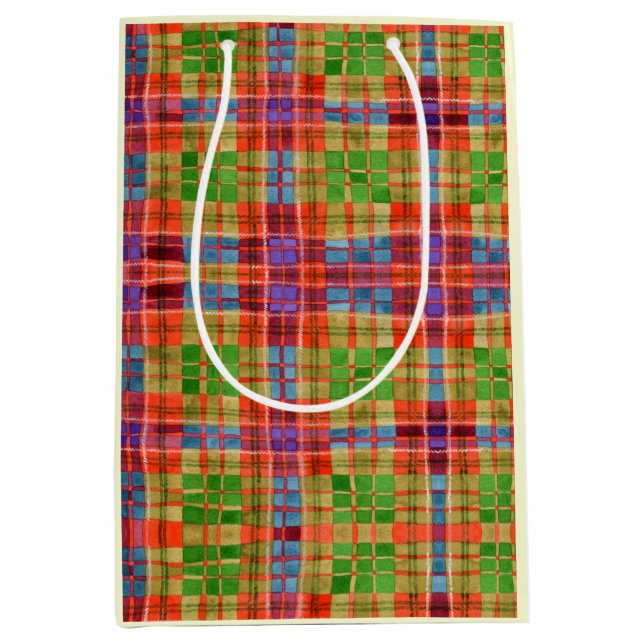 MAC RAE TARTAN Bolsa de regalo media (Anverso)