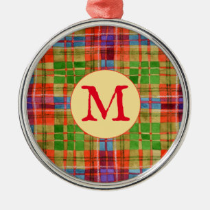MAC RAE TARTAN Premium Ronda Ornamento + Inicial